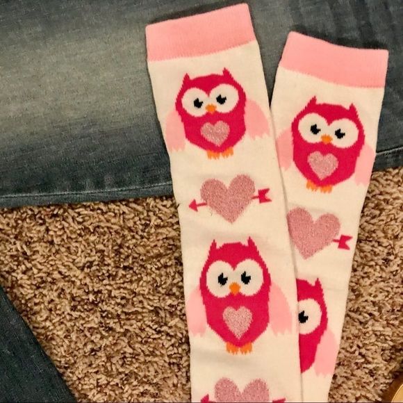 NWT Valentine's Day Pattern Long Knee Socks - Picture 6 of 6